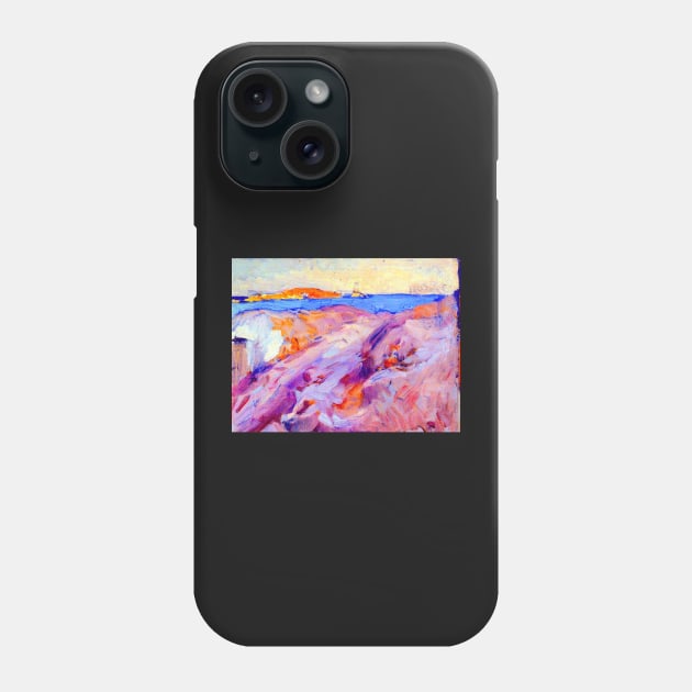 "Aim of Ibiza" by Joaquin Sorolla y Bastida (1863-1923) TECHNICOLOR REMASTERED Phone Case by FineArtMaster