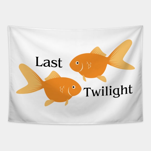 JimmySea Last Twilight Vice Versa Goldfish Tapestry by LambiePies
