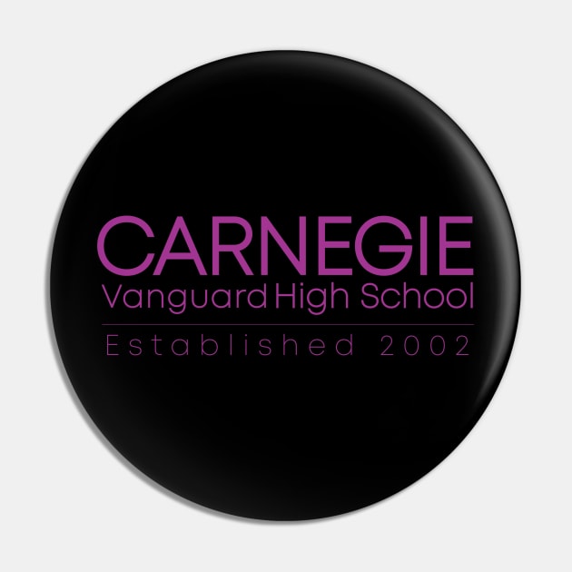 CVHS Carnegie Vanguard HS; Est. 2002 - in Purple Pin by Carnegie Vanguard High School PTO