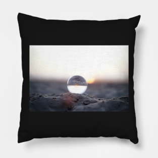 Beach sunset Pillow