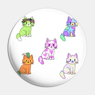 Kitties Sticker Pack 4 Pin