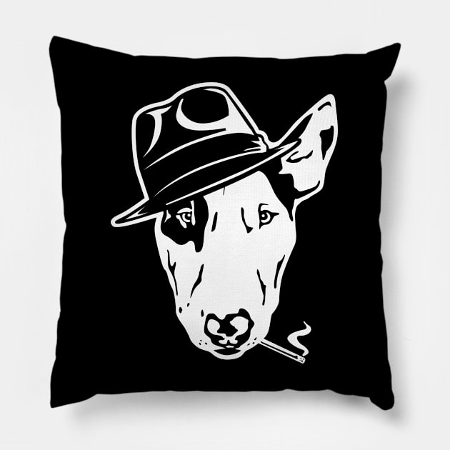 Bull Terrier Punisher Pillow by Tuff Breeds