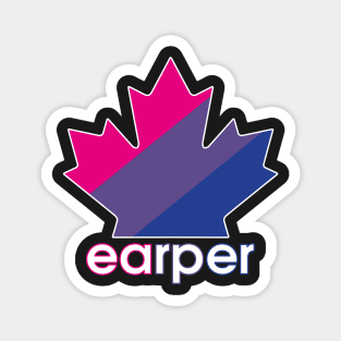 Bisexual Earper Pride Maple Leaf - Wynonna Earp Magnet