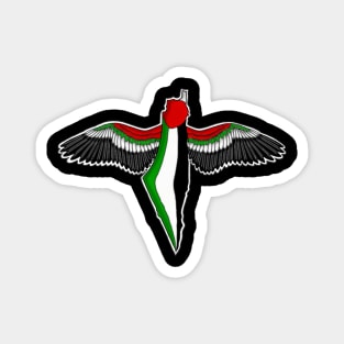 PALESTINE WILL BE FREE (WRITING ON BACK) Magnet