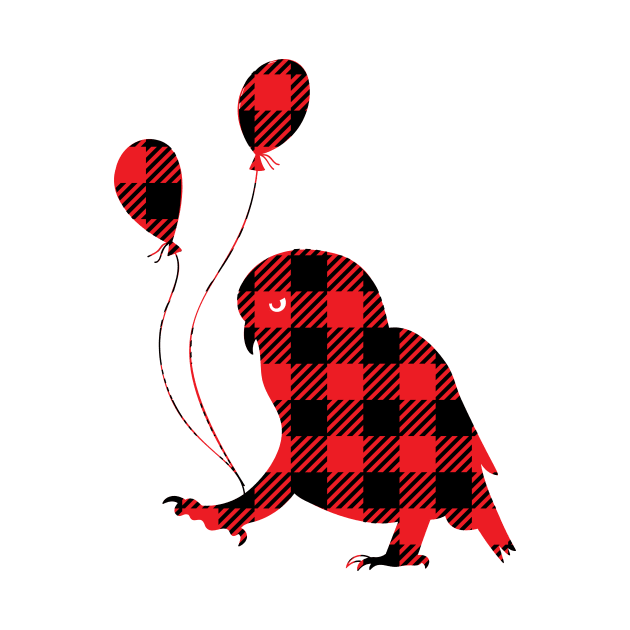 Funny Own Buffalo Plaid by Coral Graphics