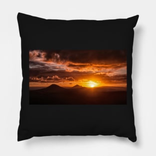 Dipping Behind the Mountains Pillow