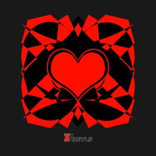 Heart Theory Abstraction | Valentines | Love T-Shirt