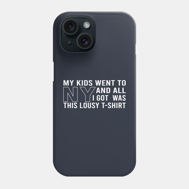 My Kids Went To NY - Jack Reacher Phone Case by Gimmickbydesign