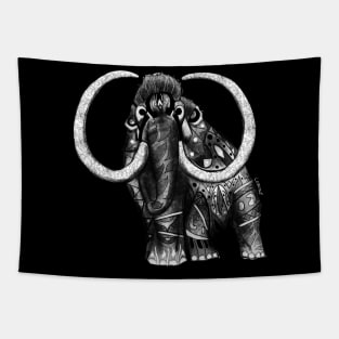 Mammoth ecopop jewel tattoo pattern Tapestry