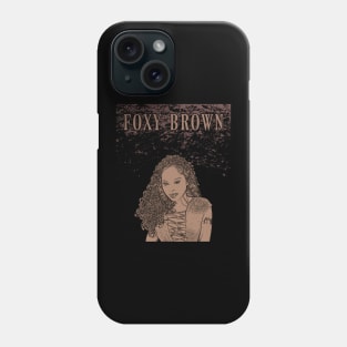 Foxy Brown // Brown Phone Case