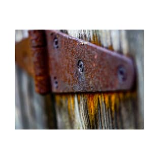 Rusted Barn Door Hinge T-Shirt