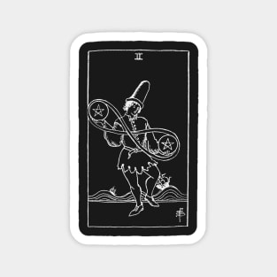 II of Pentacles - Rider-Waite-Smith Tarot Card Magnet