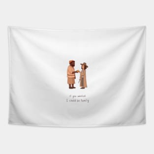 Our Flag Means Death Jim and Oluwande Tapestry