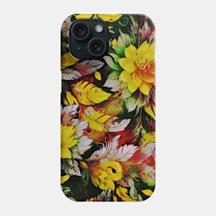 Trippy floral art Phone Case