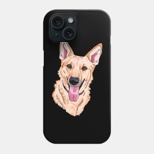 German Shepherd Big Smile Phone Case