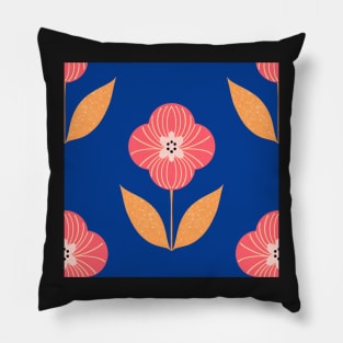 Retro floral pattern Pillow