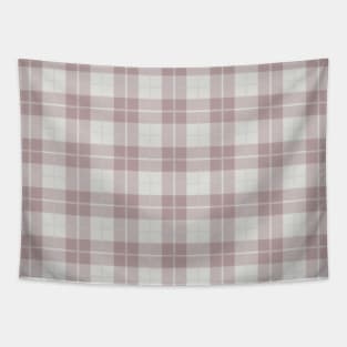 Pink Check Pattern Tapestry