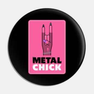 Metal Chick Pin