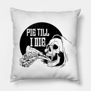 Pie Til I Die Grim Reaper Pizza Slice Pillow