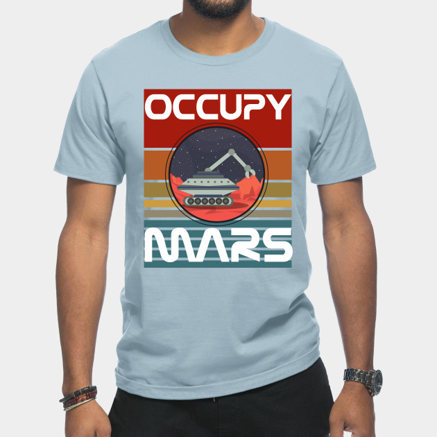 Disover Retro Occupy Mars - Occupy Mars Terraform - T-Shirt