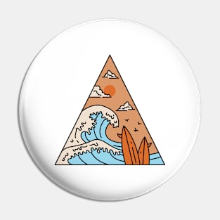 Waves Pin