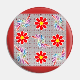 Flower design Pin