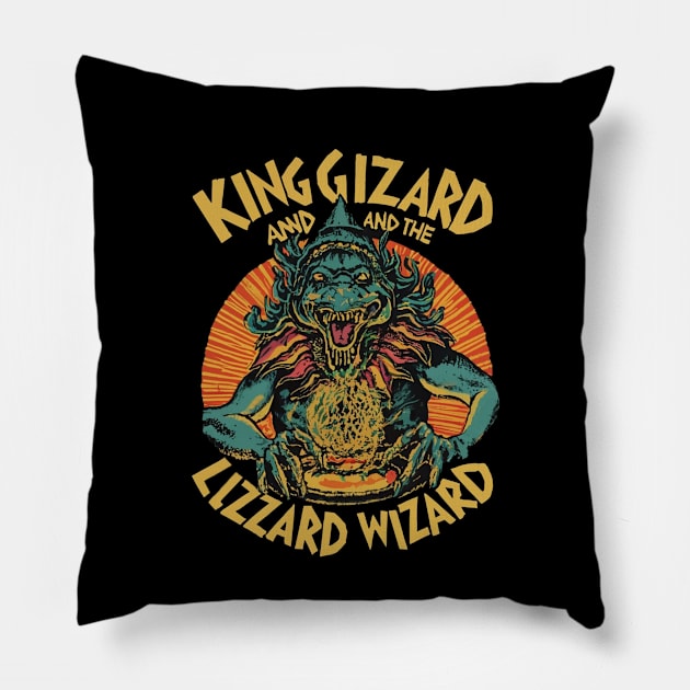 Lizard King's Sonic Odyssey Pillow by Aldrvnd