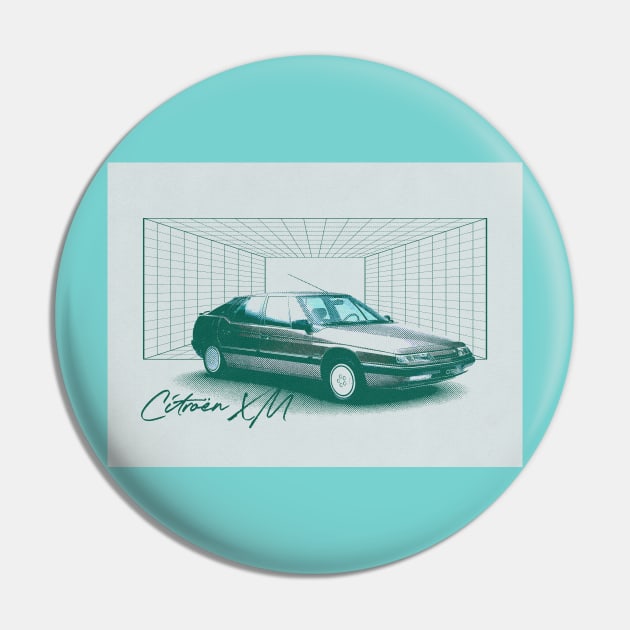 Citroen XM ---- 90s Style Vintage Aesthetic Car Design Pin by unknown_pleasures