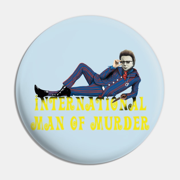 The International Man of Murder Pin by Pop-Culture Closet