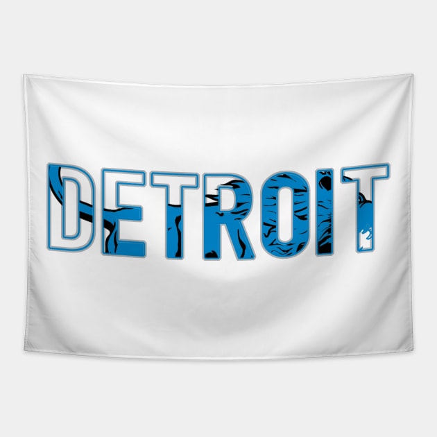 Detroit Lions Tapestry by CovpaTees