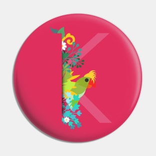 Tropical alphabet K Pin