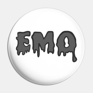 Grey EMO Pin