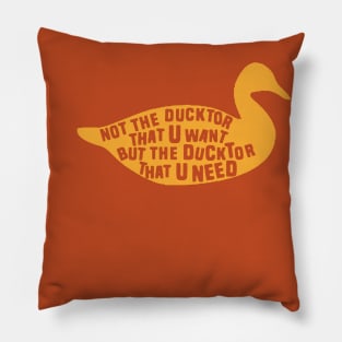 Funny Doctor Pun Pillow