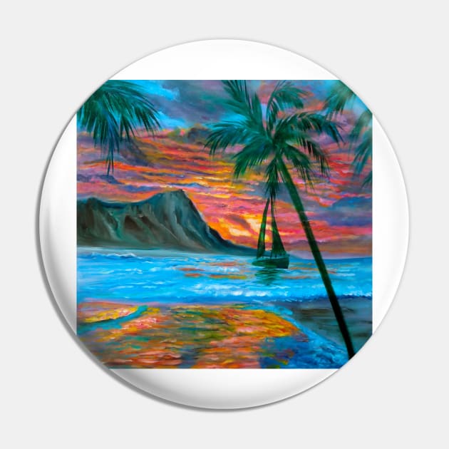 Diamond Head Glow Pin by jennyleeandjim