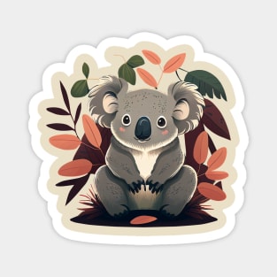 Baby Koala Sitting - Cute Magnet