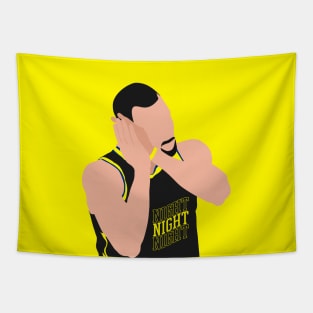 stephen curry night night celebration Tapestry