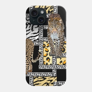 Walking leopards Phone Case