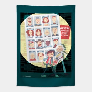 Back to the Future Past Tapestry