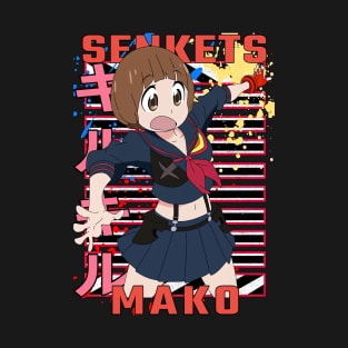 Mako Mankanshoku Kill La Kill Kiru Ra Kiru Urban Anime T-Shirt