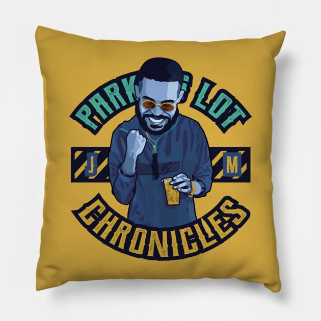 Parking Lot Chronicles Pillow by teeleoshirts