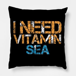 I need vitamin sea, Pillow