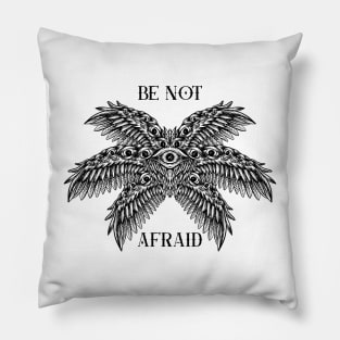 Burning Bright: Seraph Biblically Accurate Angel Design Pillow