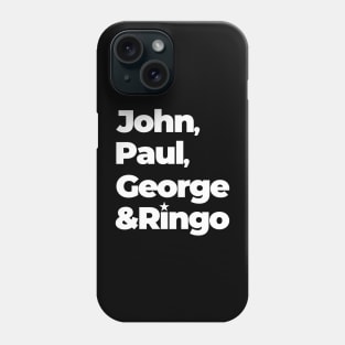 J, P, G and R Phone Case