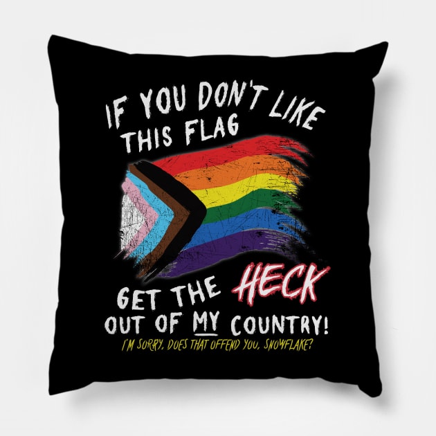 Does this flag offend you? Pillow by zellsbells