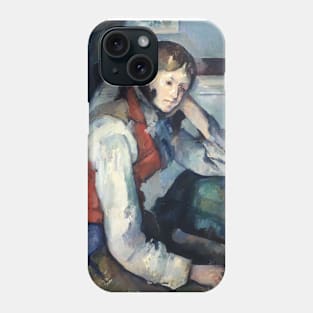 The Boy in the Red Vest by Paul Cezanne Phone Case