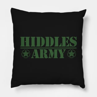 Hiddles Army Pillow