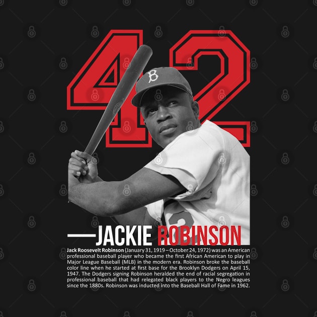 Jackie robinson baseball best player by ZUNAIRA