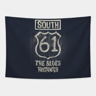 South 61 The Blues Highway Vintage Tapestry