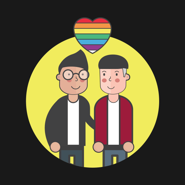 LGBT Couples Design - LGBT by Printaha