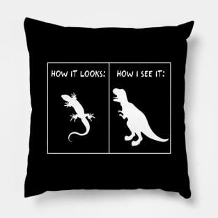 Anole Lizard Cute Dinosaurs Funny Reptile Pet Lover Pillow